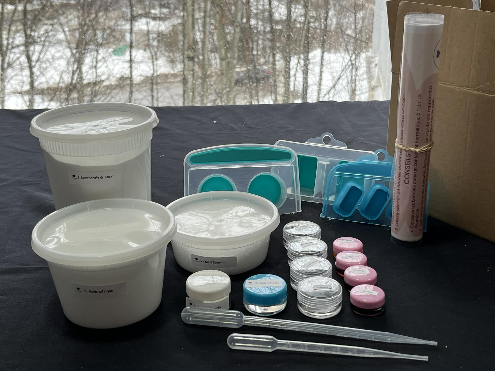 Kit maison - Fabrication de bombes de bain
